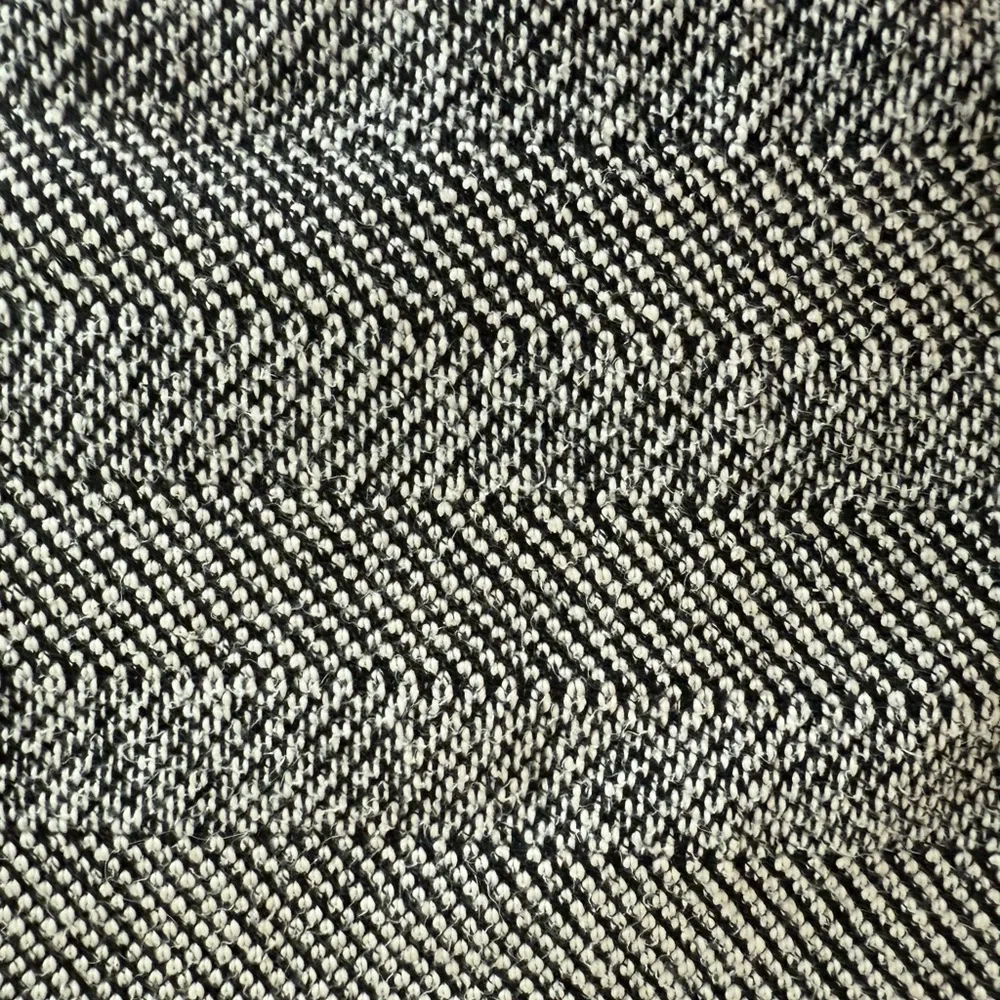 West Elm Black and White Baby Blanket